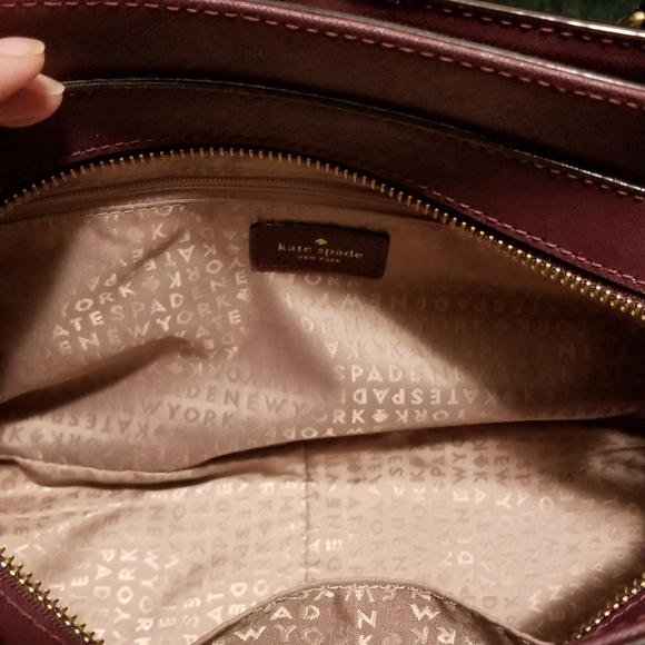⚡SOLD⚡Kate Spade Reese Laurel Way Deep Plum - Picture 7 of 8